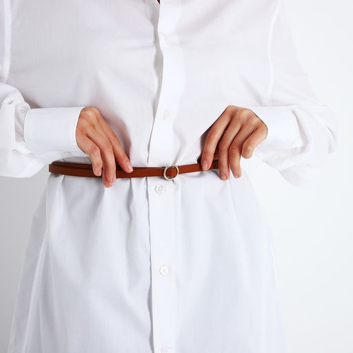 Ремень женский, ширина 1 см, пряжка металл, цвет рыжий - Simaland фото 4