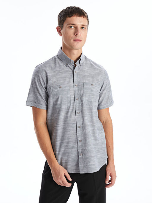 Regular Fit K?sa Kollu Erkek G?mlek