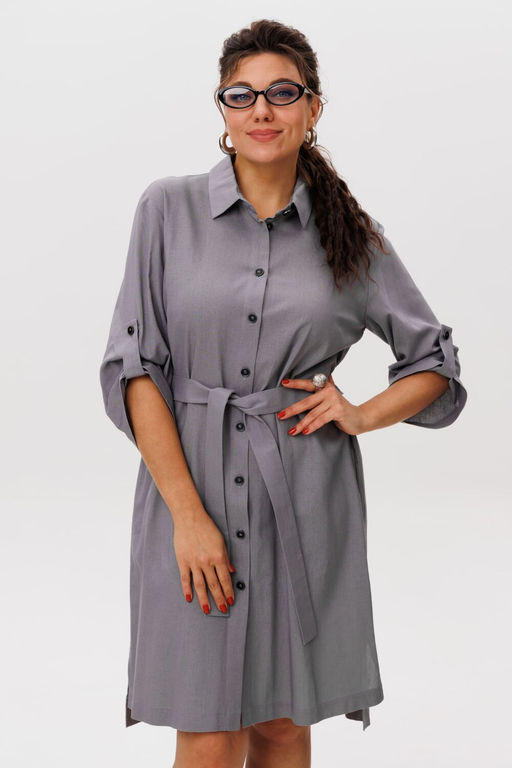 Платье ANELLI 1579 графитовый шепот