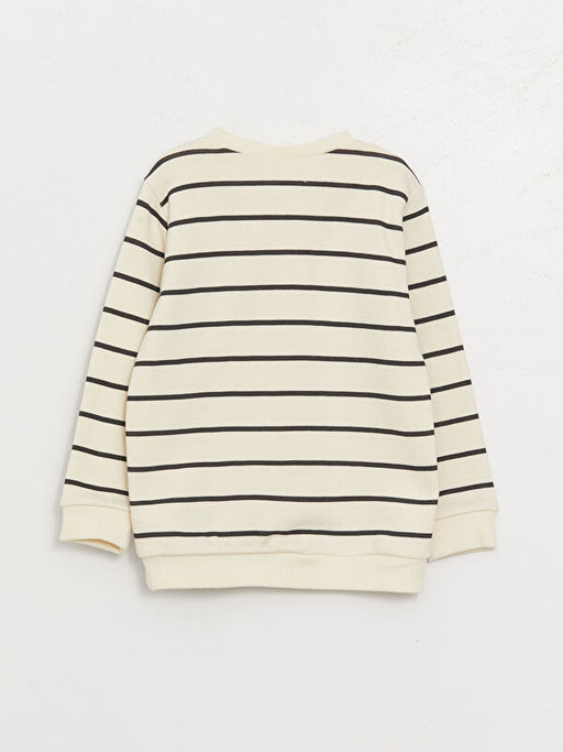 Bisiklet Yaka Bask?l? Erkek Bebek Sweatshirt - Waikiki фото 3