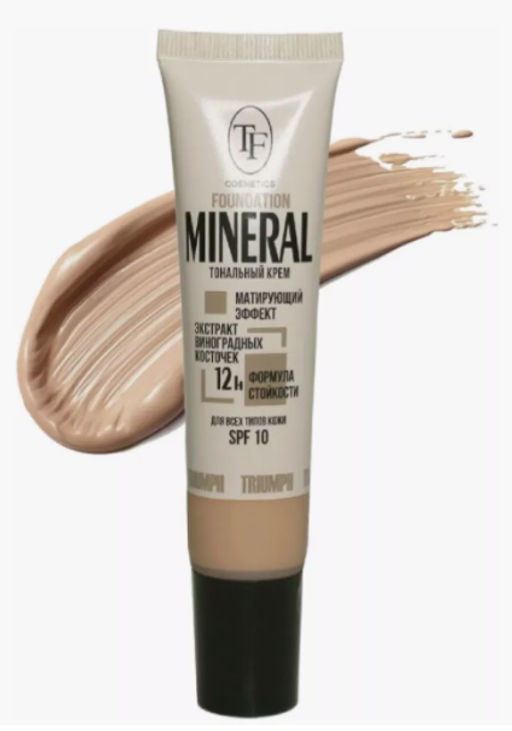TF CTW25 Крем тон MINERAL FOUNDATION, тон 54 Светлый беж/Light beige