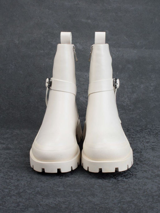 04-M3-L813 BEIGE Ботинки зимние женские (натуральная кожа, натуральный мех)