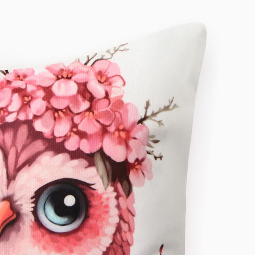 Подушка Этель Совушки, 40*40 см, 100% п/э, велюр  фото 2