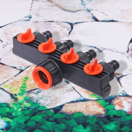 Распределитель на 4 канала 3/4", 4 штуцера ДоброСад