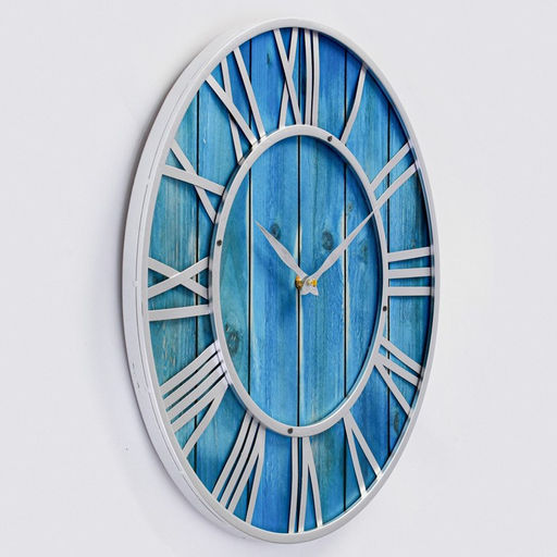 Часы настенные интерьерные «Морли», серия: Лофт, дерево, металл, бесшумные, плавный ход, d=49 см, от батарейки 1хАА