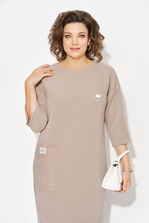 Платье Liliana 1485 капучино фото 9