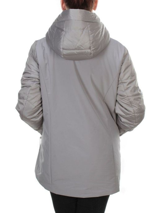 6021 GRAY Куртка демисезонная женская DATURA (100 гр. синтепон) - Fashion фото 5