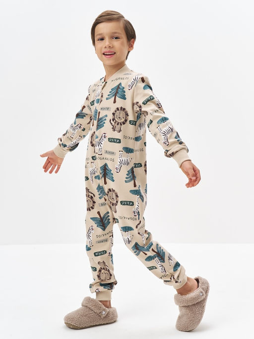 Комбинезон для сна для мальчика Сафари - Kogankids фото 8