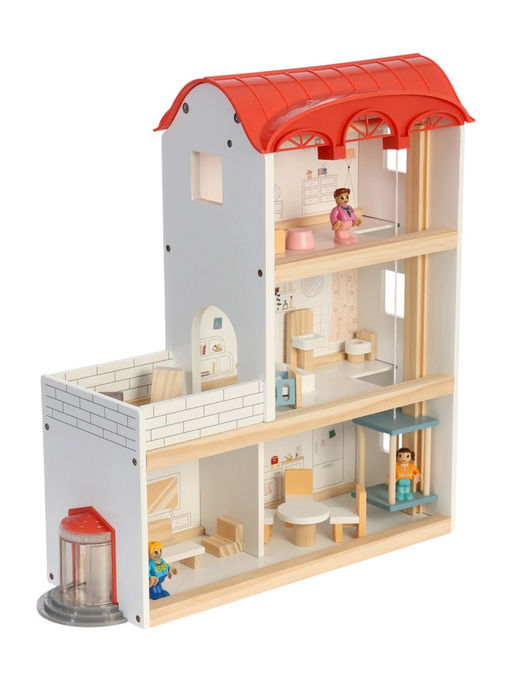 Кукольный домик с мебелью