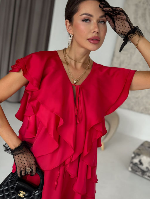 Платье AURA 3314-164 красный