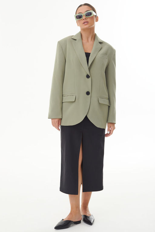 Жакет AURA 1068-170 олива  фото 3