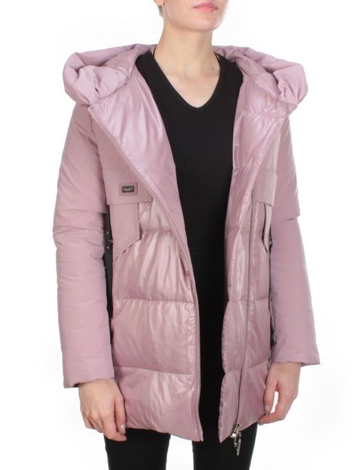 YM2115 PINK Куртка зимняя женская MAYYIYA (200 гр. холлофайбера) - Fashion фото 8