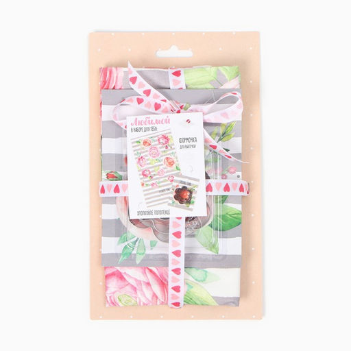 Набор Spring time: полотенце, формочки для печенья - Этель фото 6