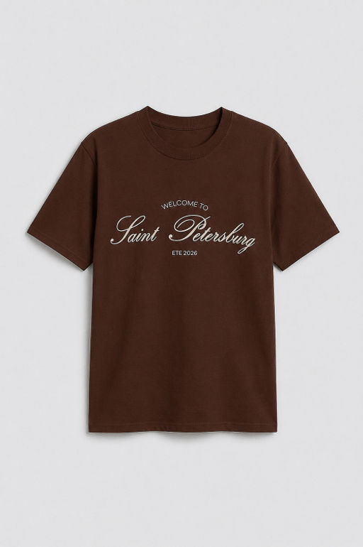 Арт. 31178 Футболка женская 44-52 Цвет:коричневый