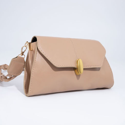 Сумка-мессенджер на клапане, цвет бежевый - Simaland фото 3