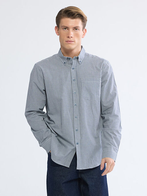 Regular Fit Ekose Erkek G?mlek