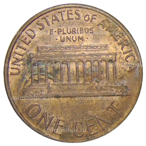 Монета 1 цент 1987 года США