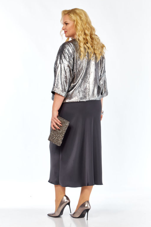 Костюм Элль стиль 2449 серебро