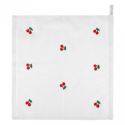 Салфетка махровая "Вишня" 34х34см, хлопок 100% (Китай)