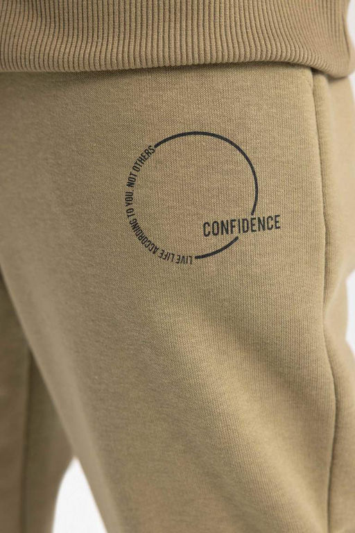 Спортивные брюки для мальчиков с принтом и эластичным карманом на шнуровке на талии - Defacto фото 6