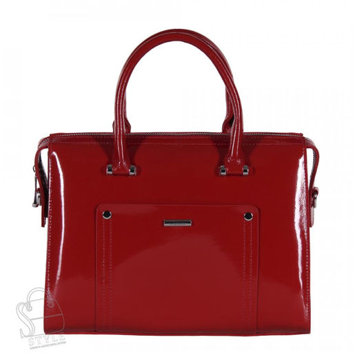 Сумка женская кожаная 9221-1 red Velina Fabbiano-Safenta в Новосибирске