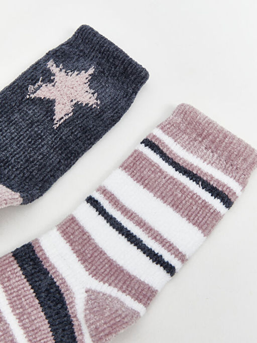 Desenli Kad?n Ev ?orab? 2li