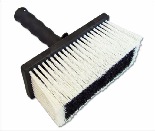 Кисть-макловица 160х60 мм, искусственная щетина, пластиковый корпус, пластиковая ручка 02-21-161