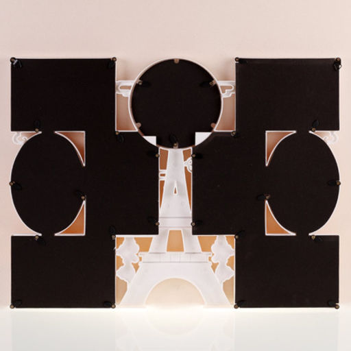 Фоторамка коллаж Париж 54x42 см / A091-1 /уп 24/ 9 фото - Галеонтрейд фото 8