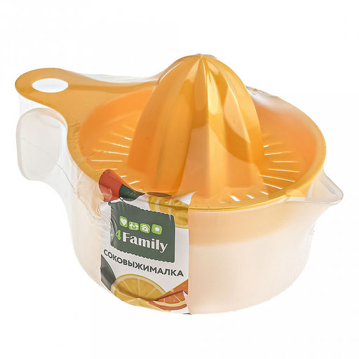 Соковыжималка для цитрусовых пластмассовая 16,5х10,5х9,5см (Россия)