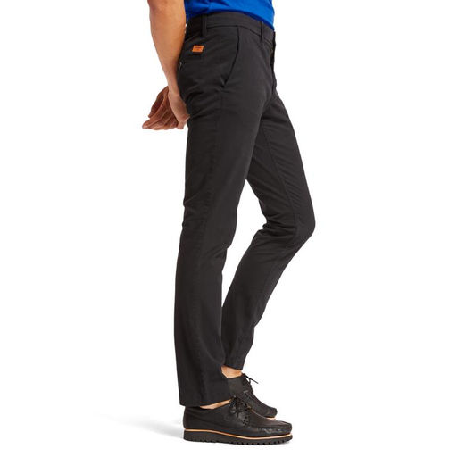 Брюки Timberland Chino Pant Twill Squam Lake Stretch Straight черные  фото 3