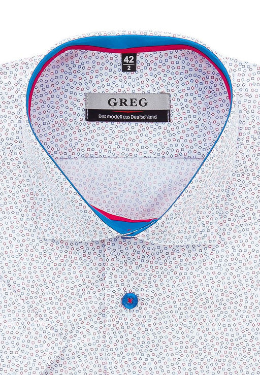 Сорочка мужская короткий рукав GREG 163/109/3080/ZV/1p