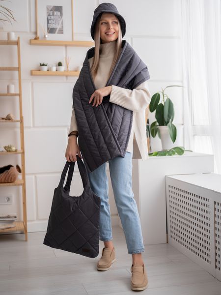 Шарф темно-серый - Yollochka фото 3