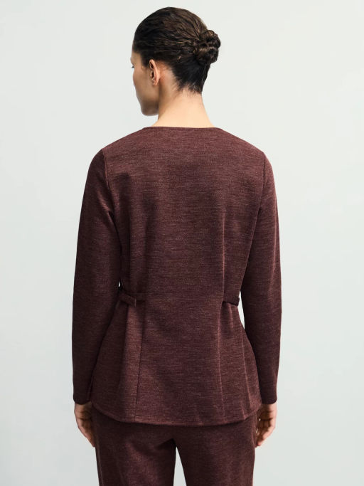 Джемпер с декоративными шлевками / Zarina фото 6