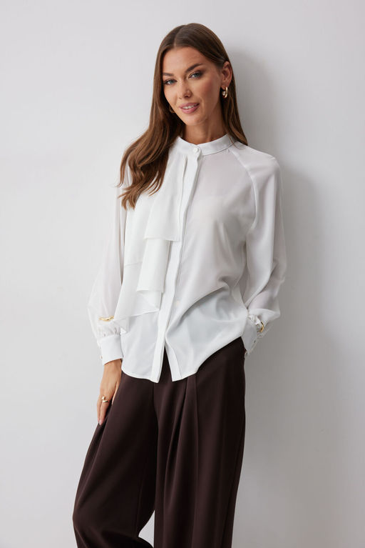 Блуза LYUSHe 4221 молоко  фото 2