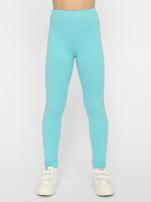 CRB wear/CWKG 70266-40-331 Брюки модель "легинсы" для девочки,бирюзовый/Ex.Cherubino