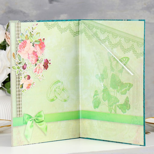 Свидетельство о заключении брака Любовь софт тач, купидон, 31х22,5 см - Дарим Красиво фото 3