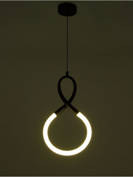 Светильник потолочный BayerLux «Ларго», LED, 18 Вт, 4000К, черный, 21.5×6×41 см