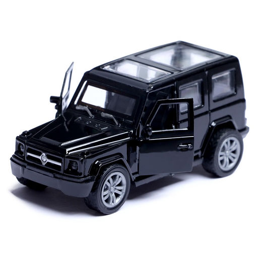 Машинка металлическая «Крузер», 1:48, инерция, открываются двери, цвет чёрный
