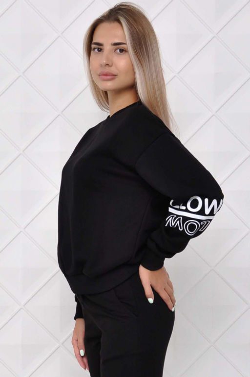 Арт. 1594 Свитшот женский 44-52 (5 шт) Цвет:красный