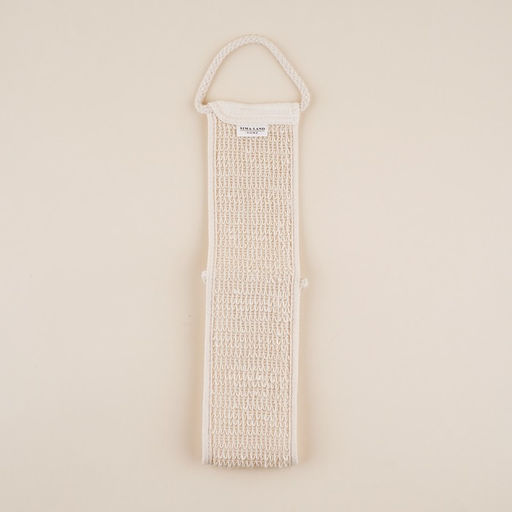 Мочалка - лента массажная SL Home «Ортика», крапива, 60×10 см, бежевая