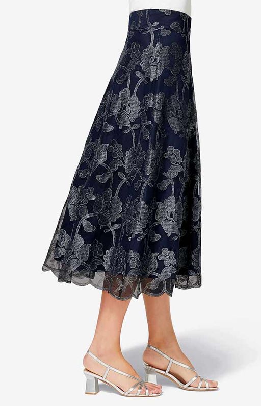 Вечерняя юбка, синяя - Patrizia dini фото 3