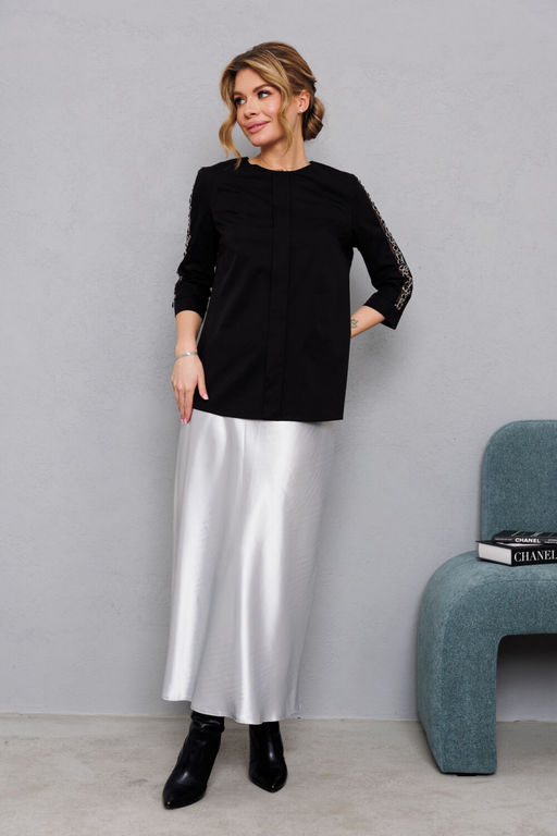 Блуза AMORI 6455 черный  фото 3