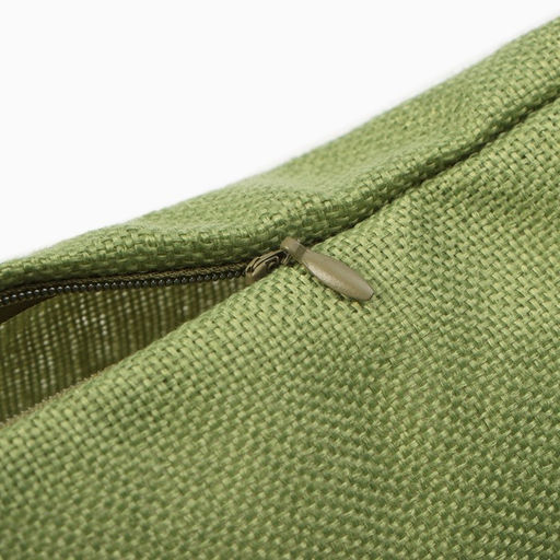 Наволочка декоративная Этель рогожка 45*45 см фисташка 100% п/э  фото 3