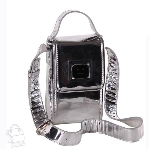 Сумка женская кожаная 8001VG silver Vitelli Grassi/30 в Новосибирске