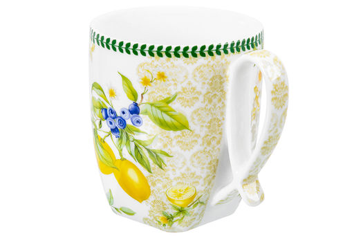Кружка 300 мл 11*8,3*9,5 см Лимоны NEW BONE CHINA - Elan gallery фото 12