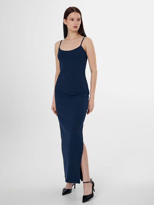 Сарафан макси женский синий - Mark formelle фото 2
