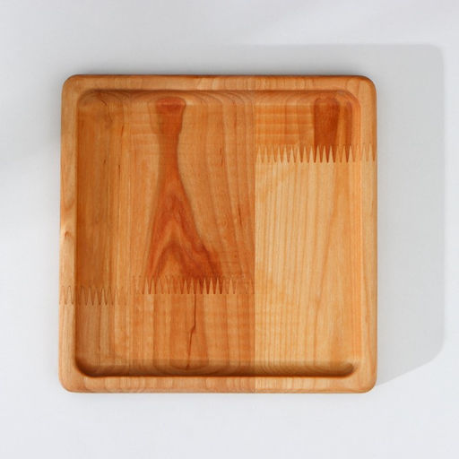 Тарелка Adelica «Классика», 19×1.8 см, пропитана минеральным маслом, дерево, берёза