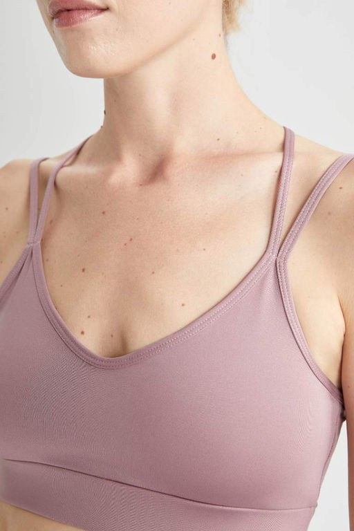 Спортивный бюстгальтер DeFactoFit с круглым вырезом  фото 5