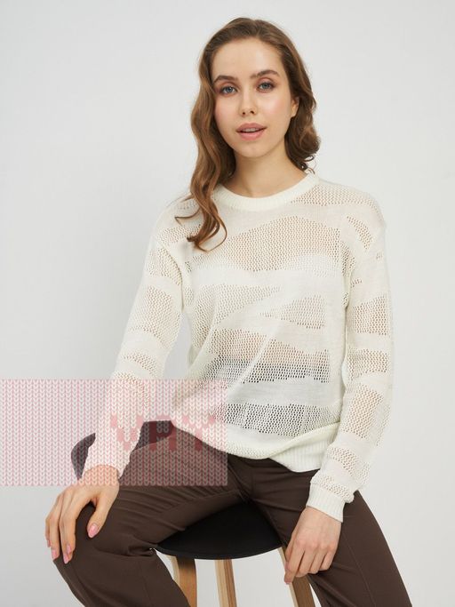 Джемпер женский 5221-41277. 051 молоко