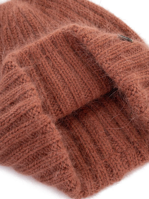 Шапка жен. анг+нейл LB-J44007 caramel